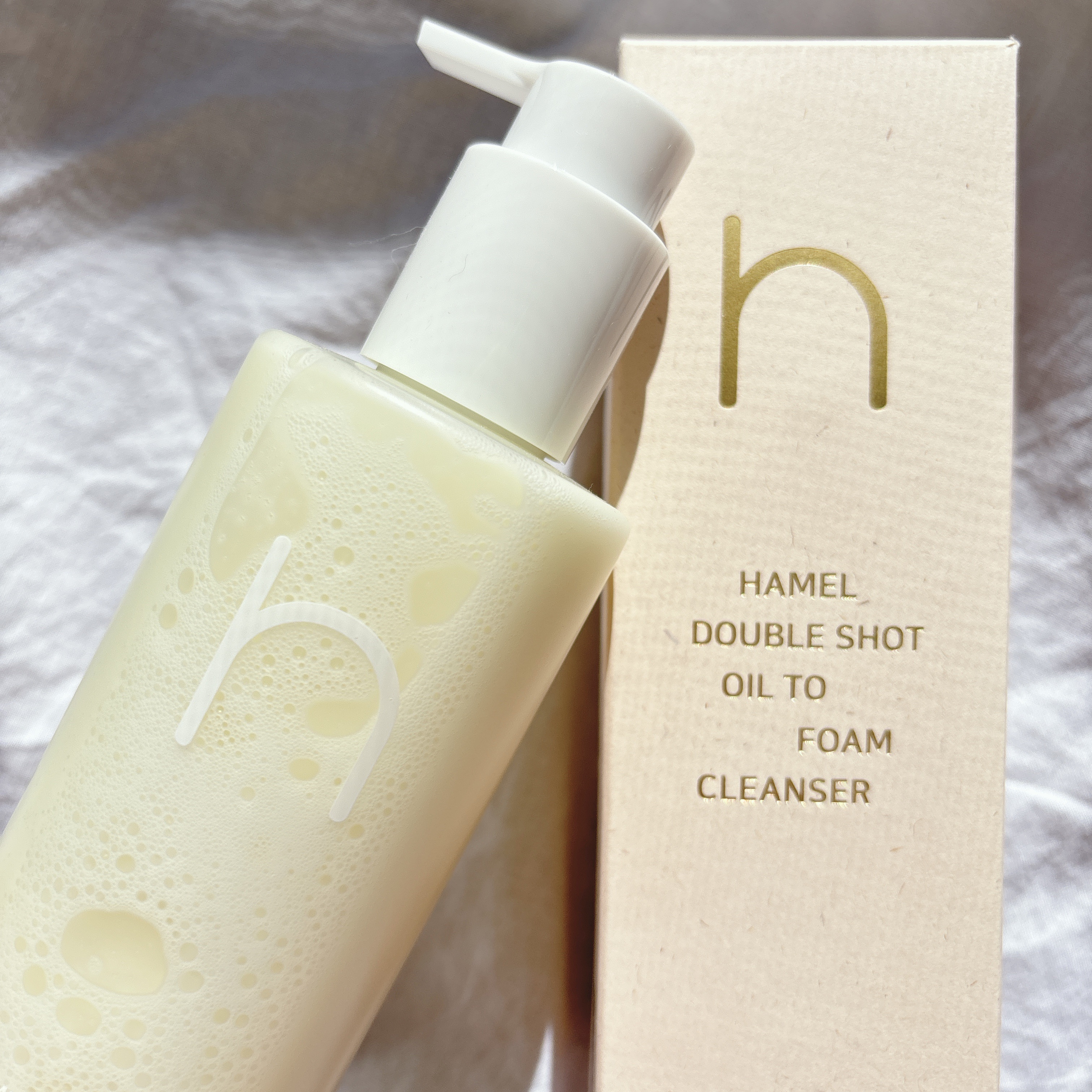 ダブルショットオイルトゥーフォームクレンザー/HAMEL/オイルクレンジングを使ったクチコミ（2枚目）