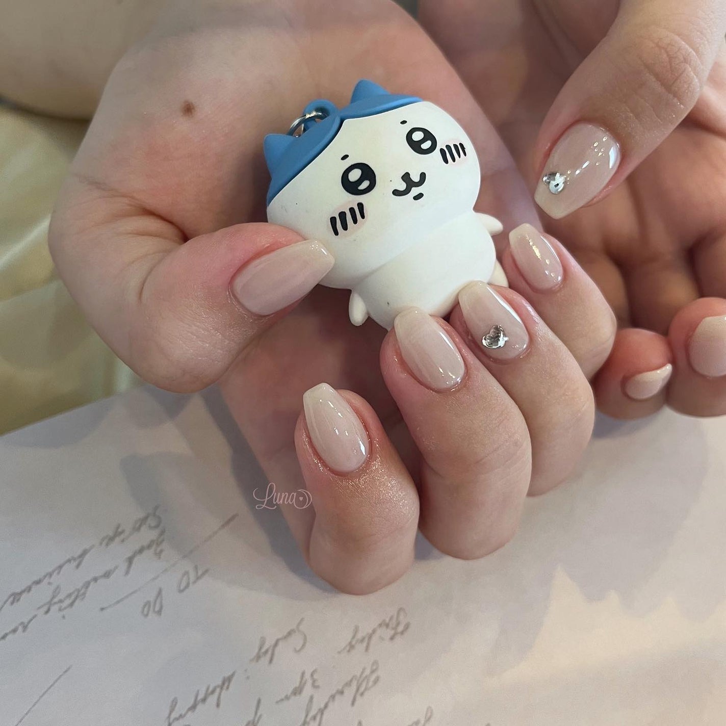 Iuna. Mizuki on LIPS 「.🩰#nail#nailstagram#gelnail#ジェ..」(1枚目)