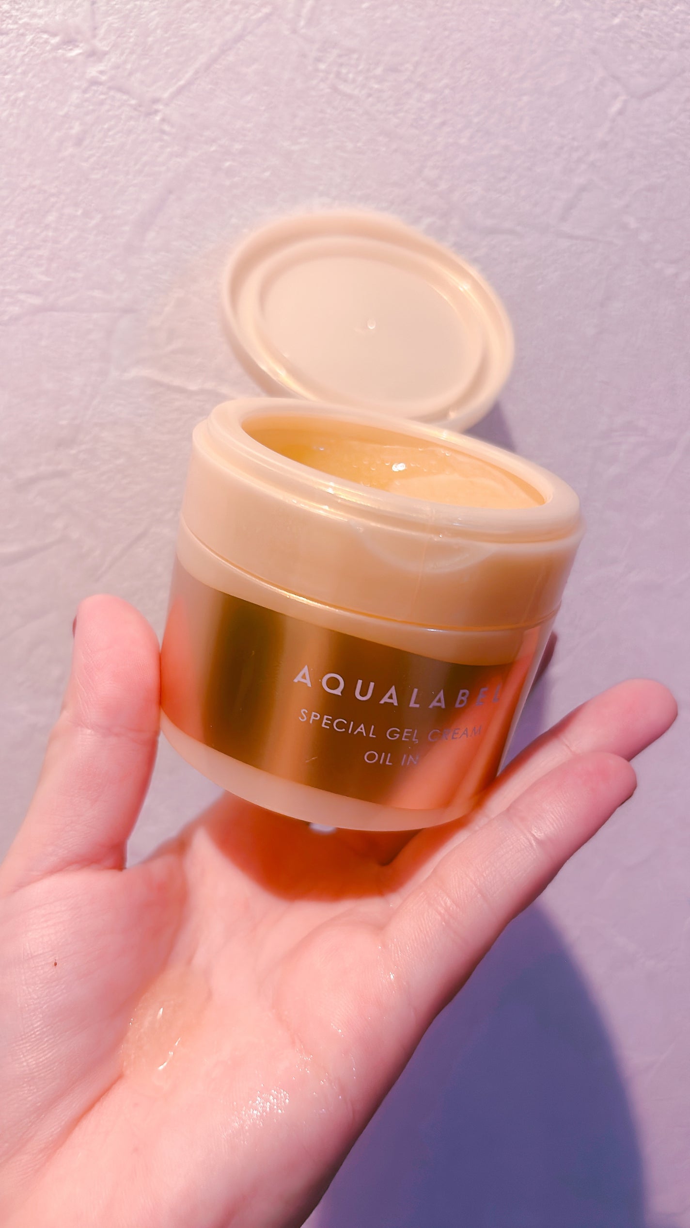 スペシャルジェルクリーム EX (オイルイン)/アクアレーベル/オールインワン化粧品を使ったクチコミ(4枚目)
