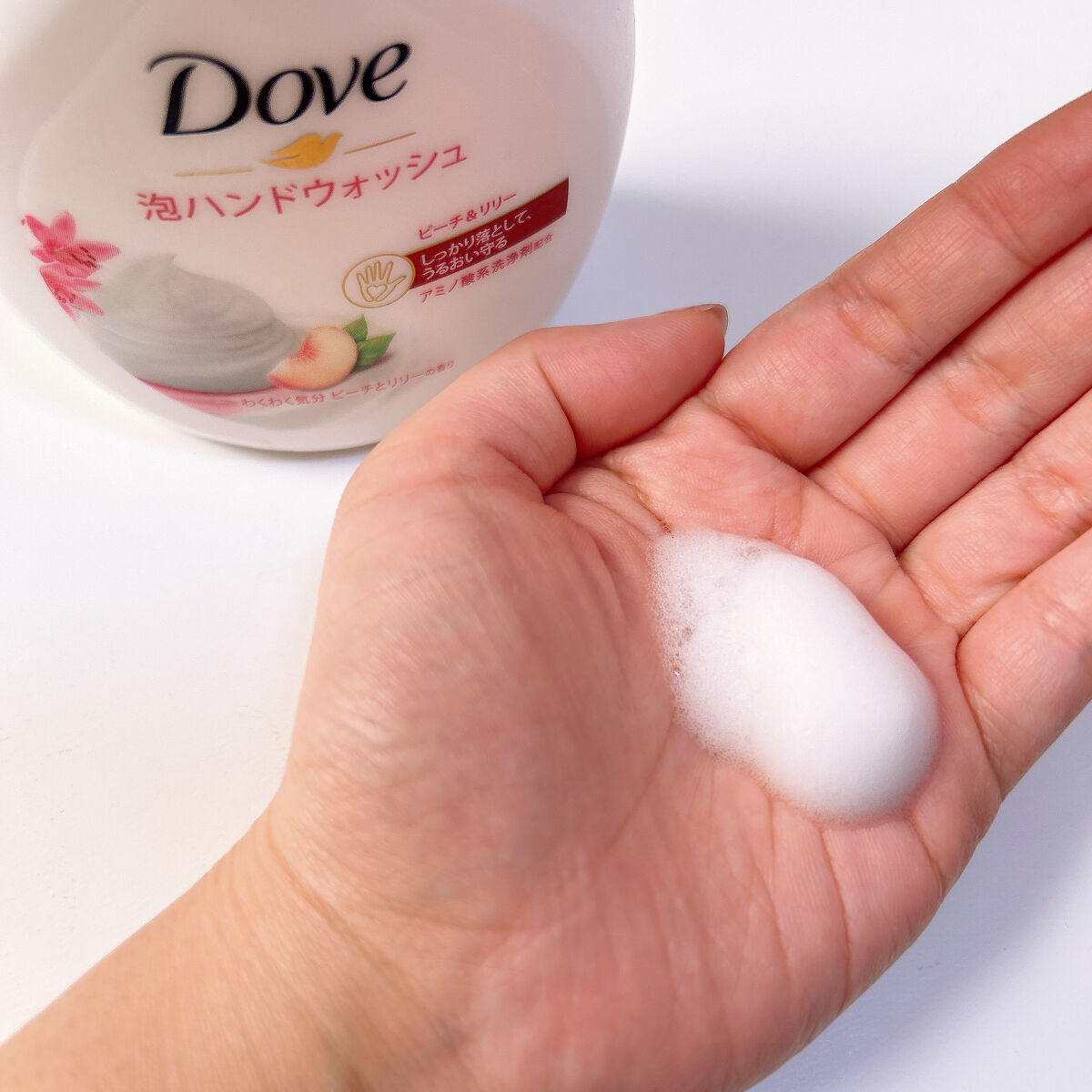 泡ハンドケアウォッシュ/ダヴ/ハンドソープを使ったクチコミ（2枚目）
