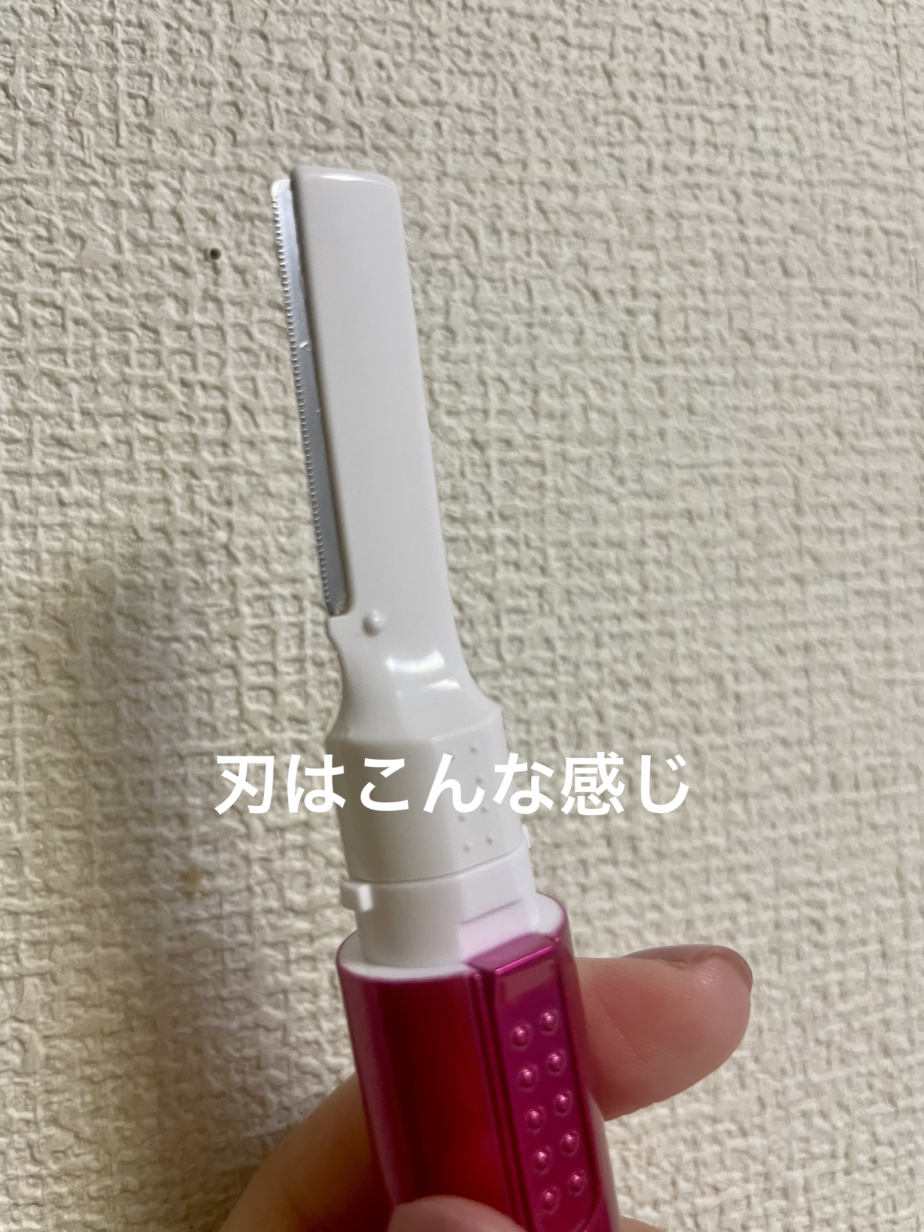 bi-hada ompa L ホルダー替刃2個付 通常デザイン/貝印/シェーバーを使ったクチコミ（3枚目）