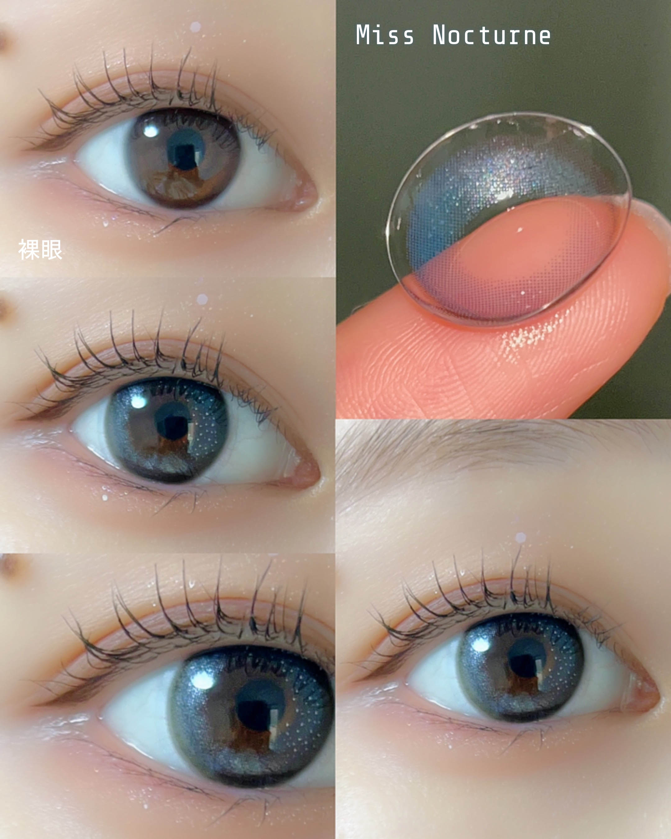 フェアリー ワンデー シマーリングシリーズ Miss Nocturne（ミスノクターン）/FAIRY/ワンデー（１DAY）カラコンを使ったクチコミ（3枚目）