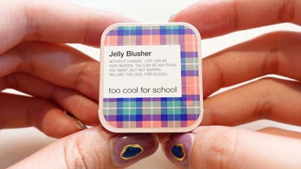 JELLY BLUSHER/too cool for school/ジェル・クリームチークを使ったクチコミ(4枚目)