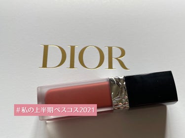 ルージュ ディオール フォーエヴァー リキッド 820 フォーエヴァー ユニーク/Dior/口紅を使ったクチコミ（1枚目）