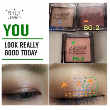 UR GLAM　POWDER EYESHADOW/U R GLAM/パウダーアイシャドウを使ったクチコミ（2枚目）