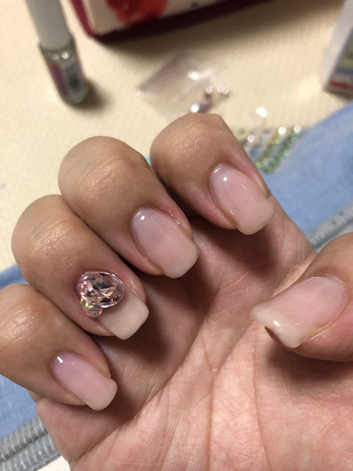 ネイルパーツ/セリア/ネイルチップ・パーツを使ったクチコミ（2枚目）