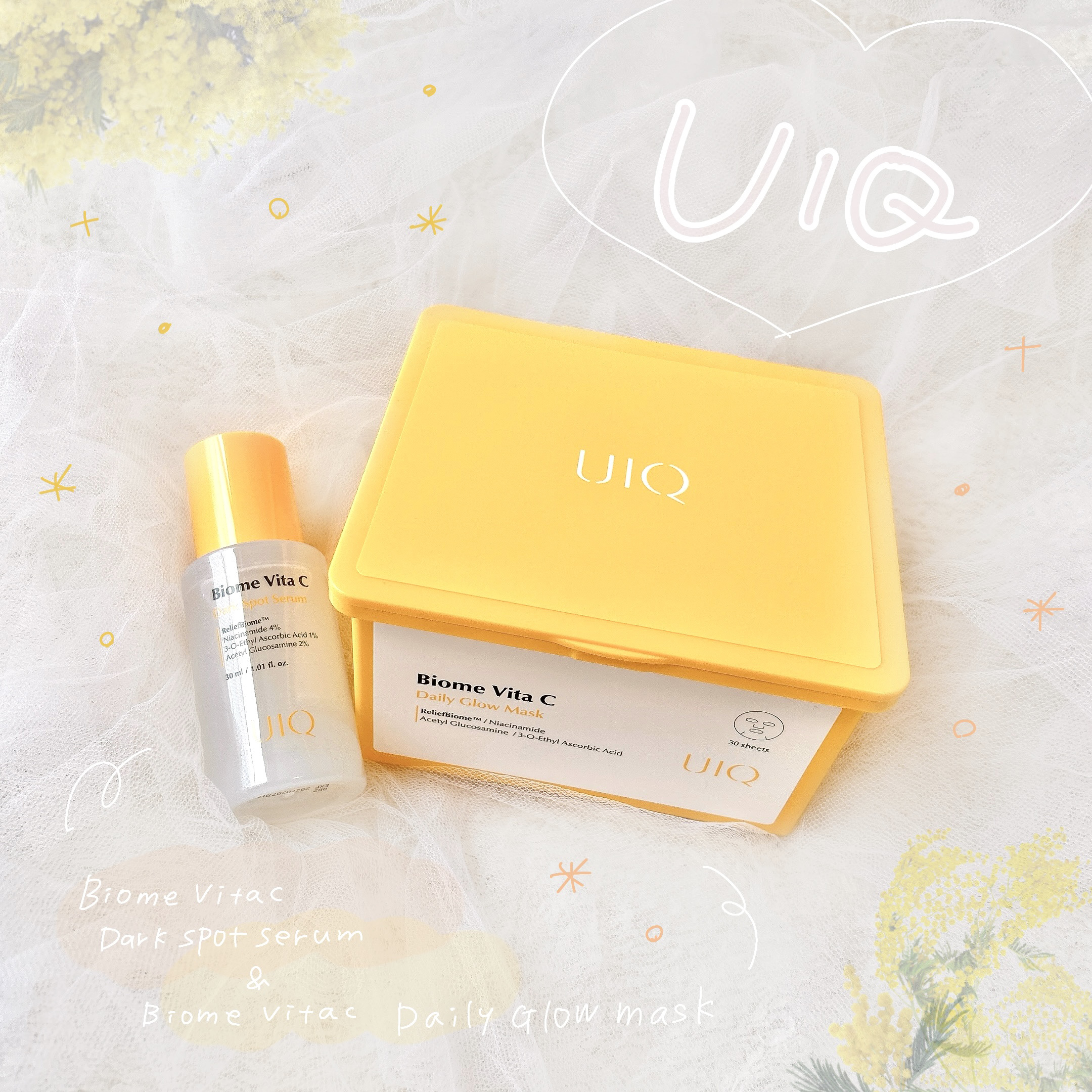 バイオームビタCダークスポットセラム/UIQ/美容液を使ったクチコミ（1枚目）