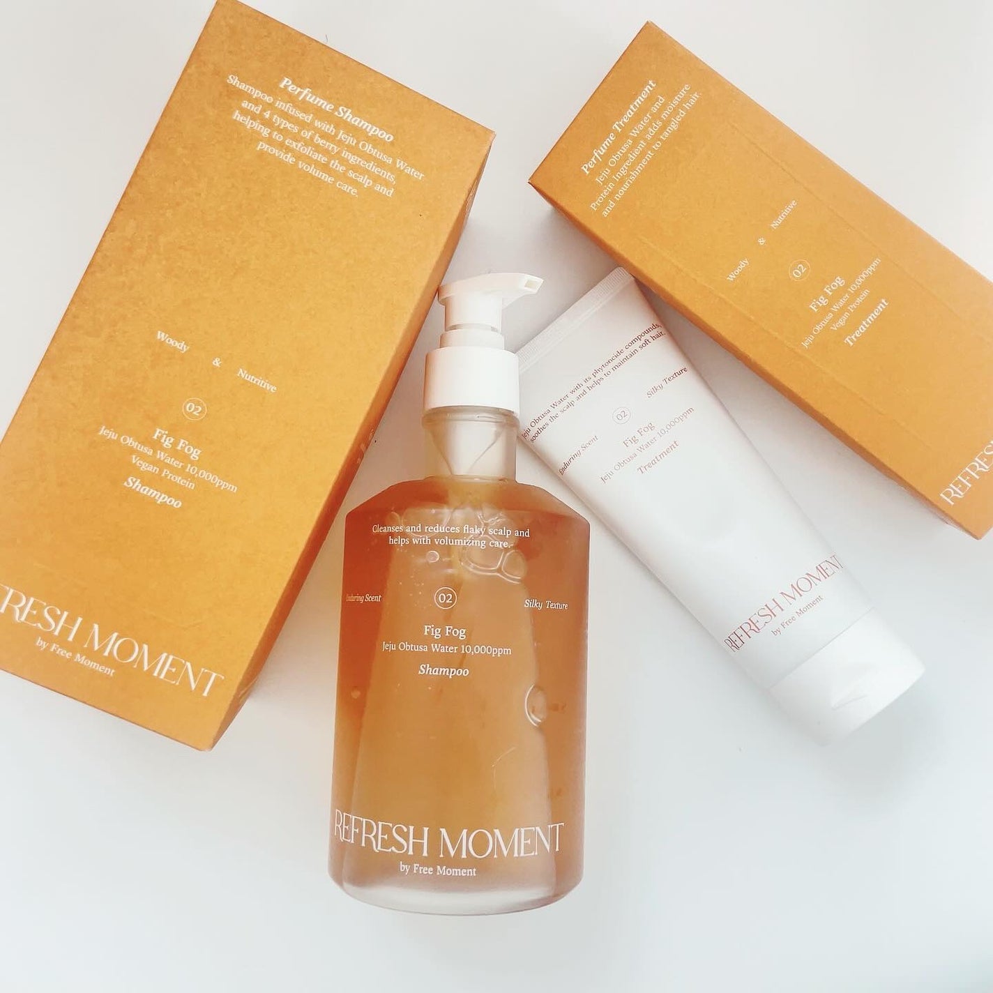 リフレッシュモーメントパフュームシャンプー/トリートメント Fig Fog/Free Moment /市販シャンプーを使ったクチコミ(5枚目)