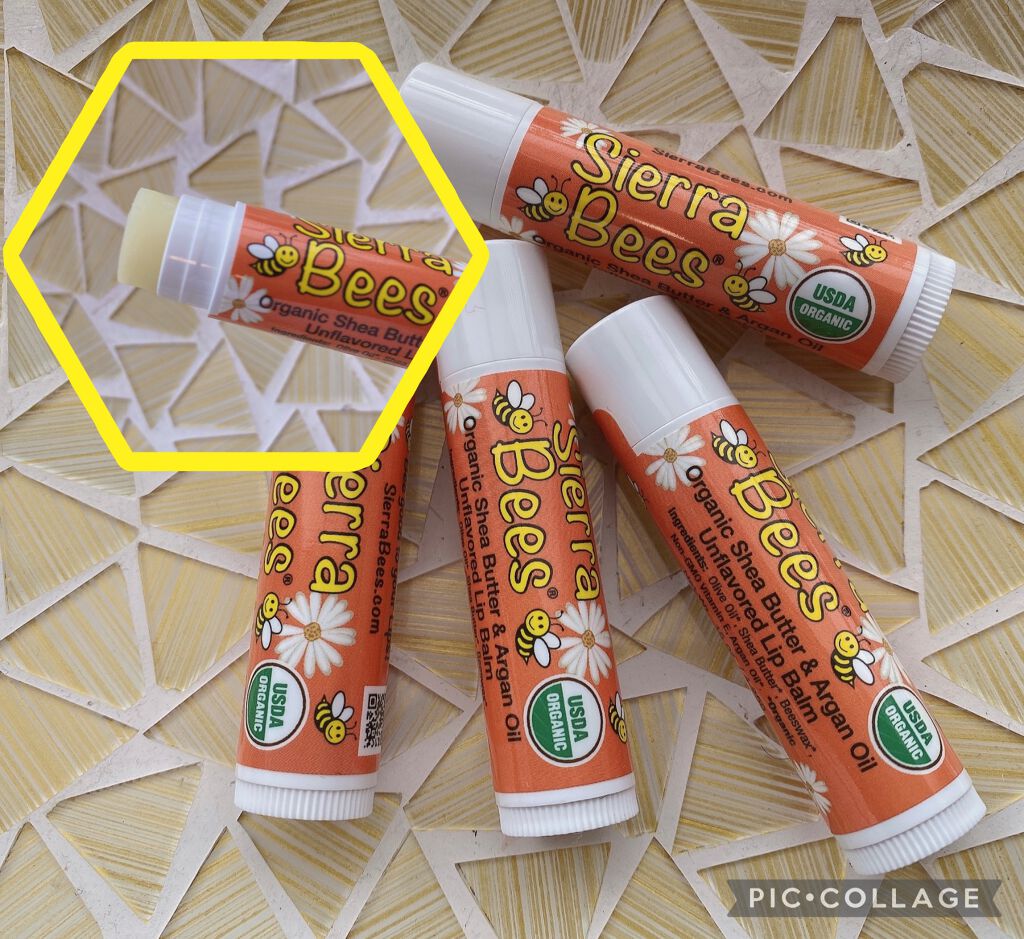 Organic Lip Balm/Sierra Bees/リップバームを使ったクチコミ（2枚目）