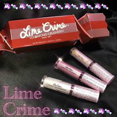 激かわ注意！キラッキラグロス💎

Lime Crime #映えコスメ#🦄

この商品日本では売ってなくてライムクライム の公式通販でポチりました！住所入力がちょびっと難しかったです…(笑)注文して2週間