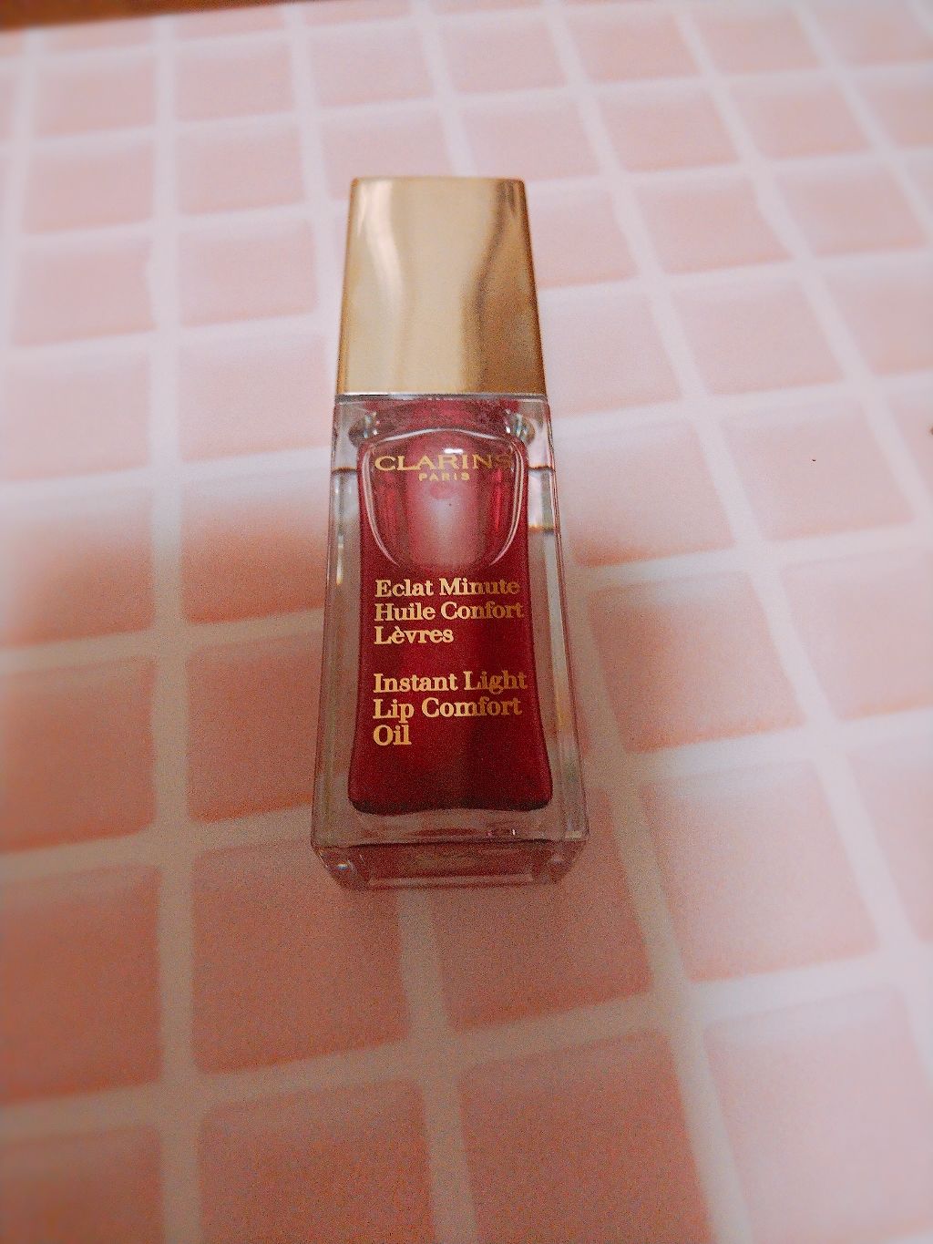 コンフォート リップオイル  02 rassberry /CLARINS/リップグロスを使ったクチコミ（1枚目）