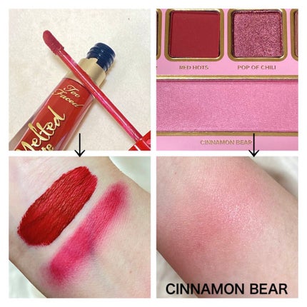 シナモン ベア メイクアップ コレクション/Too Faced/アイシャドウパレットを使ったクチコミ(5枚目)