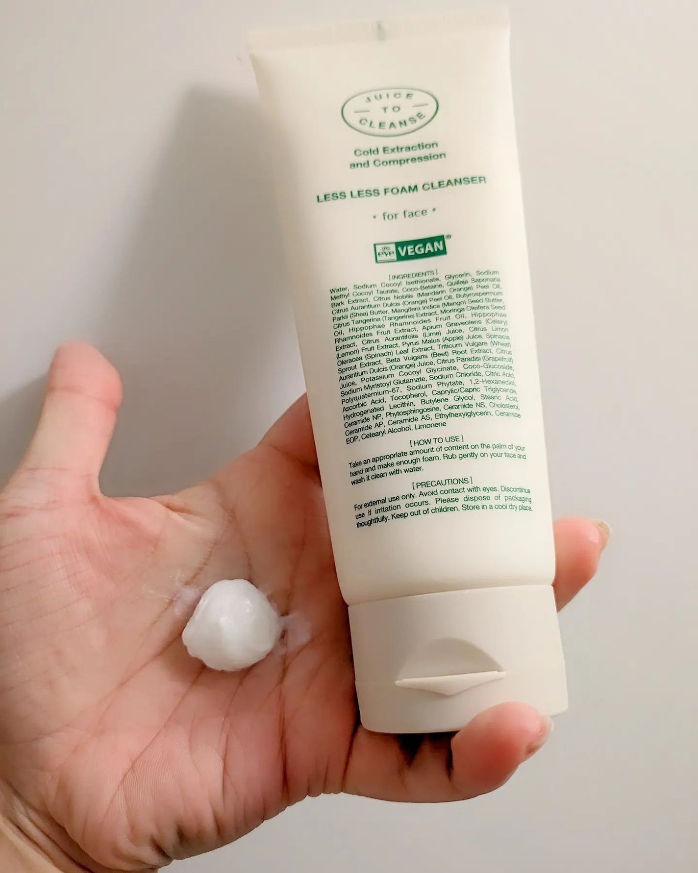 レスレスフォームクレンザー/JUICE TO CLEANSE/洗顔フォームを使ったクチコミ(2枚目)