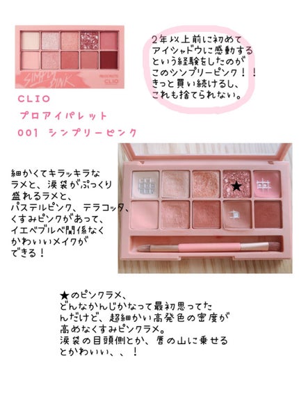 プロ アイ パレット/CLIO/アイシャドウパレットを使ったクチコミ(2枚目)