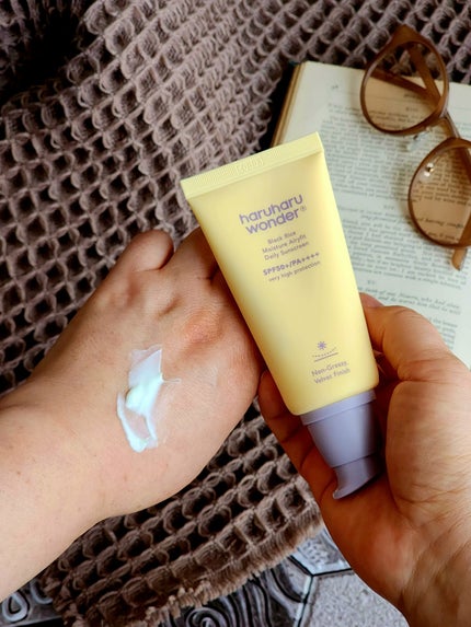 ブラックライス ピュア ミネラル リリーフ デイリー サンスクリーン/haruharu wonder/日焼け止めクリームを使ったクチコミ(4枚目)