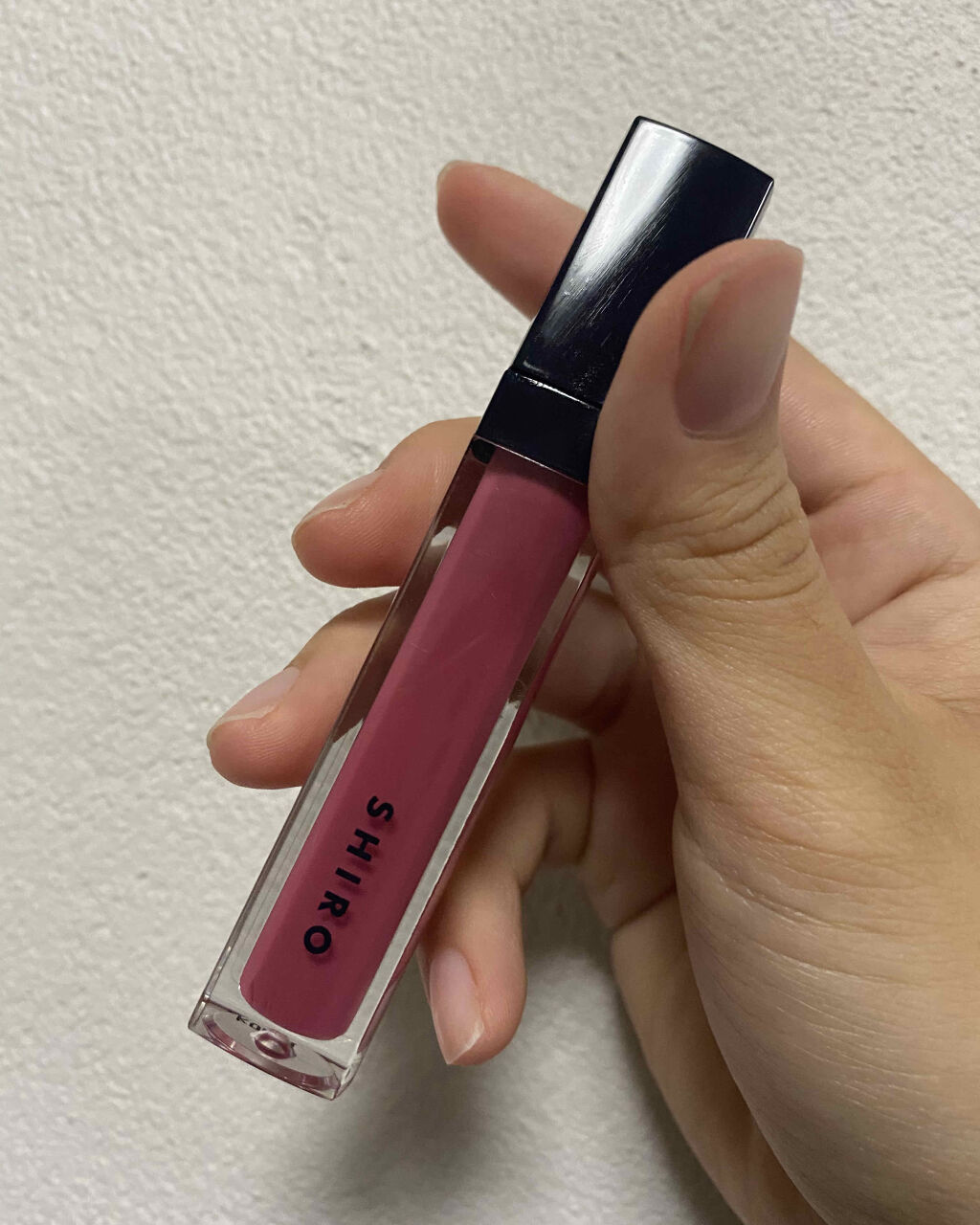 エッセンスリップオイルカラー 0A02 アザレアピンク/SHIRO/リップオイルを使ったクチコミ（1枚目）