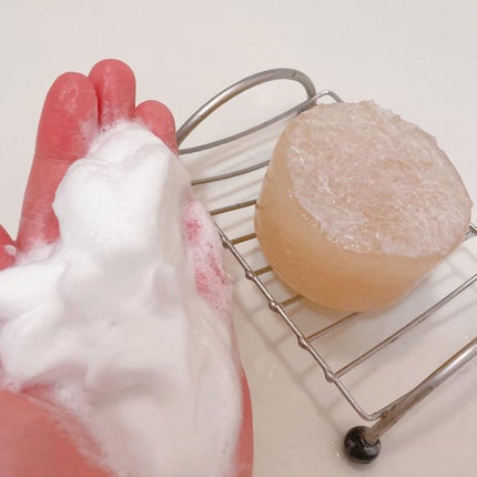 濱縮緬マッサージソープ/ハリメリー/洗顔石鹸を使ったクチコミ(4枚目)