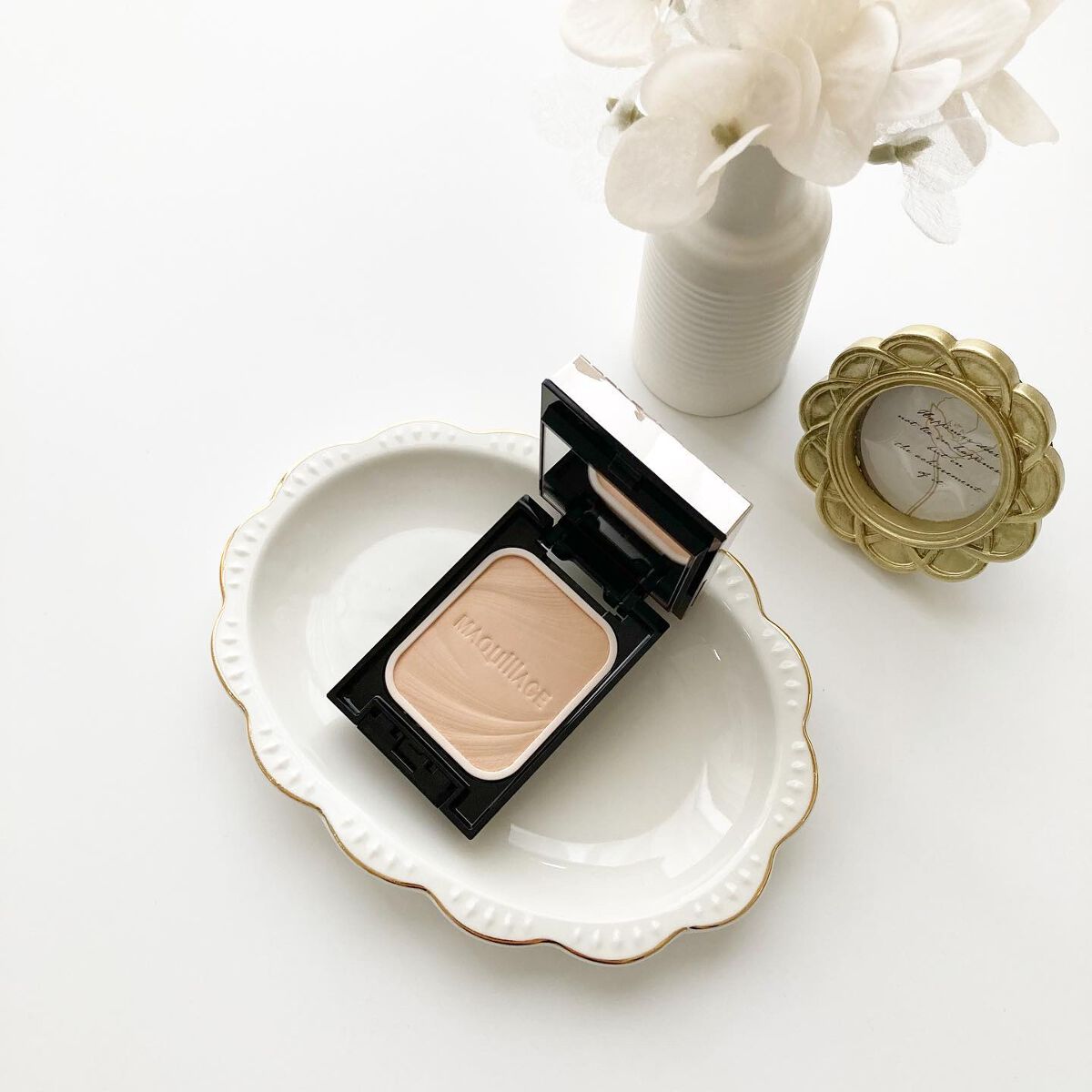 ドラマティックパウダリー EX/マキアージュ/パウダーファンデーションを使ったクチコミ(1枚目)