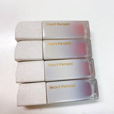 \Heart Percent ドット オン ムード ピュア グロウ ティント/

01.　Peach Coral

02.　Pink Rose

07.　フィグローズ

08.　プラムモーブの画像 その0