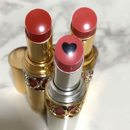 ルージュ ヴォリュプテ シャイン/YVES SAINT LAURENT BEAUTE/口紅を使ったクチコミ(4枚目)