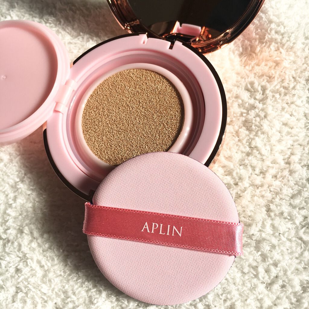 ピンクティーツリーカバークッション/APLIN/クッションファンデーションを使ったクチコミ（2枚目）