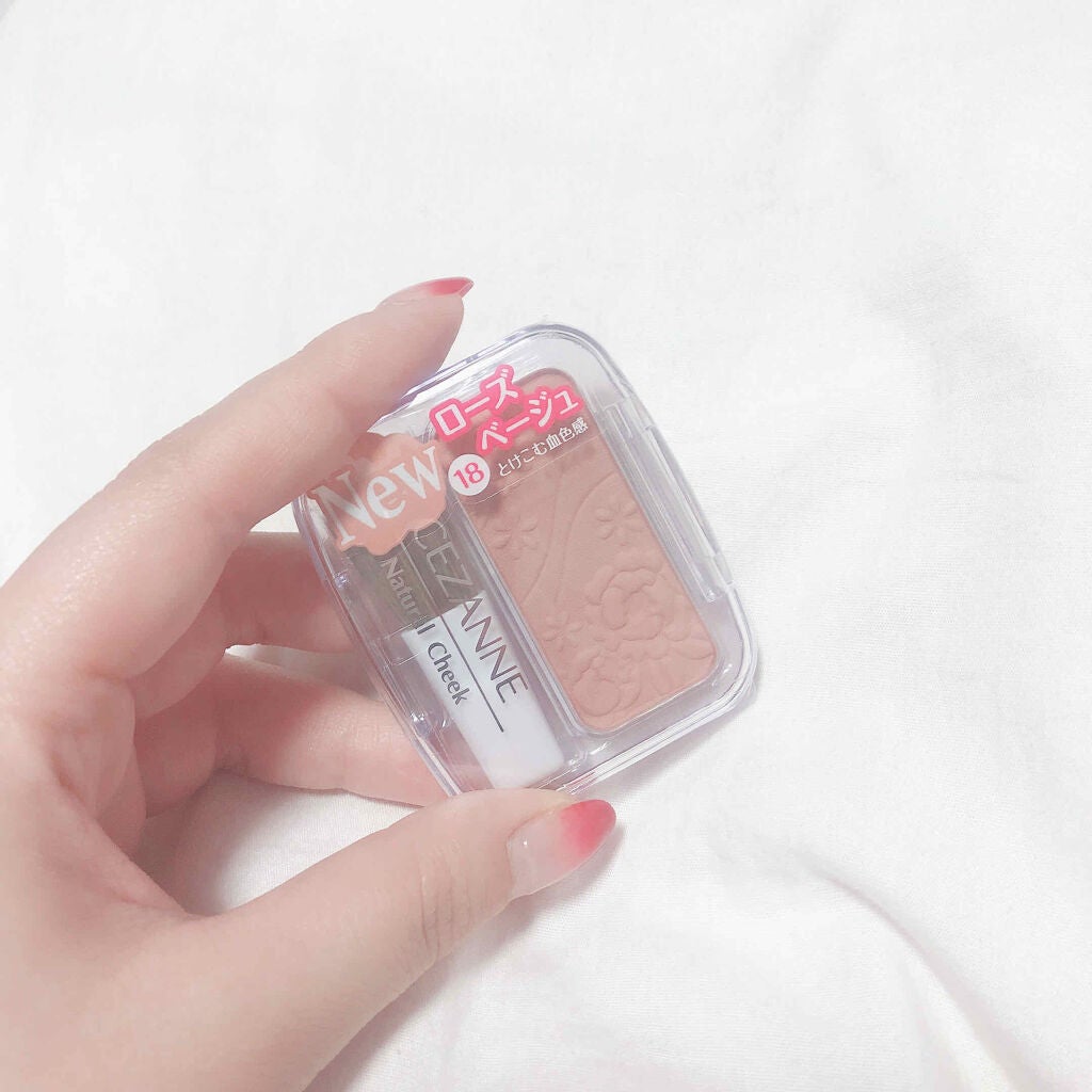 ナチュラル チークN/CEZANNE/パウダーチークを使ったクチコミ(1枚目)