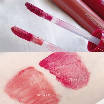 ジューシーラスティングティント/rom&nd/リップティントを使ったクチコミ(2枚目)