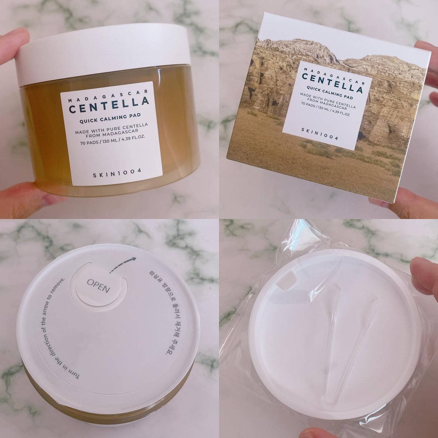 センテラ クイックカーミングパッド/SKIN1004/トナーパッドを使ったクチコミ(2枚目)