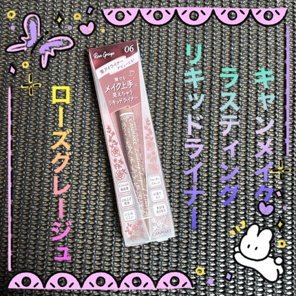 ラスティングリキッドライナー/キャンメイク/リキッドアイライナーを使ったクチコミ(1枚目)