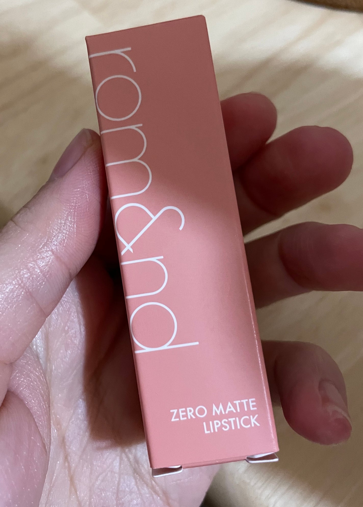 ゼロマットリップスティック/rom&nd/口紅を使ったクチコミ(1枚目)