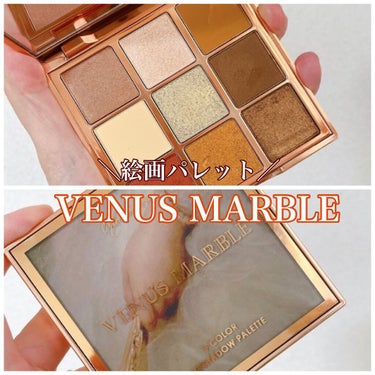 VenusMarble 9色アイシャドウパレット/Venus Marble/パウダーアイシャドウを使ったクチコミ（1枚目）