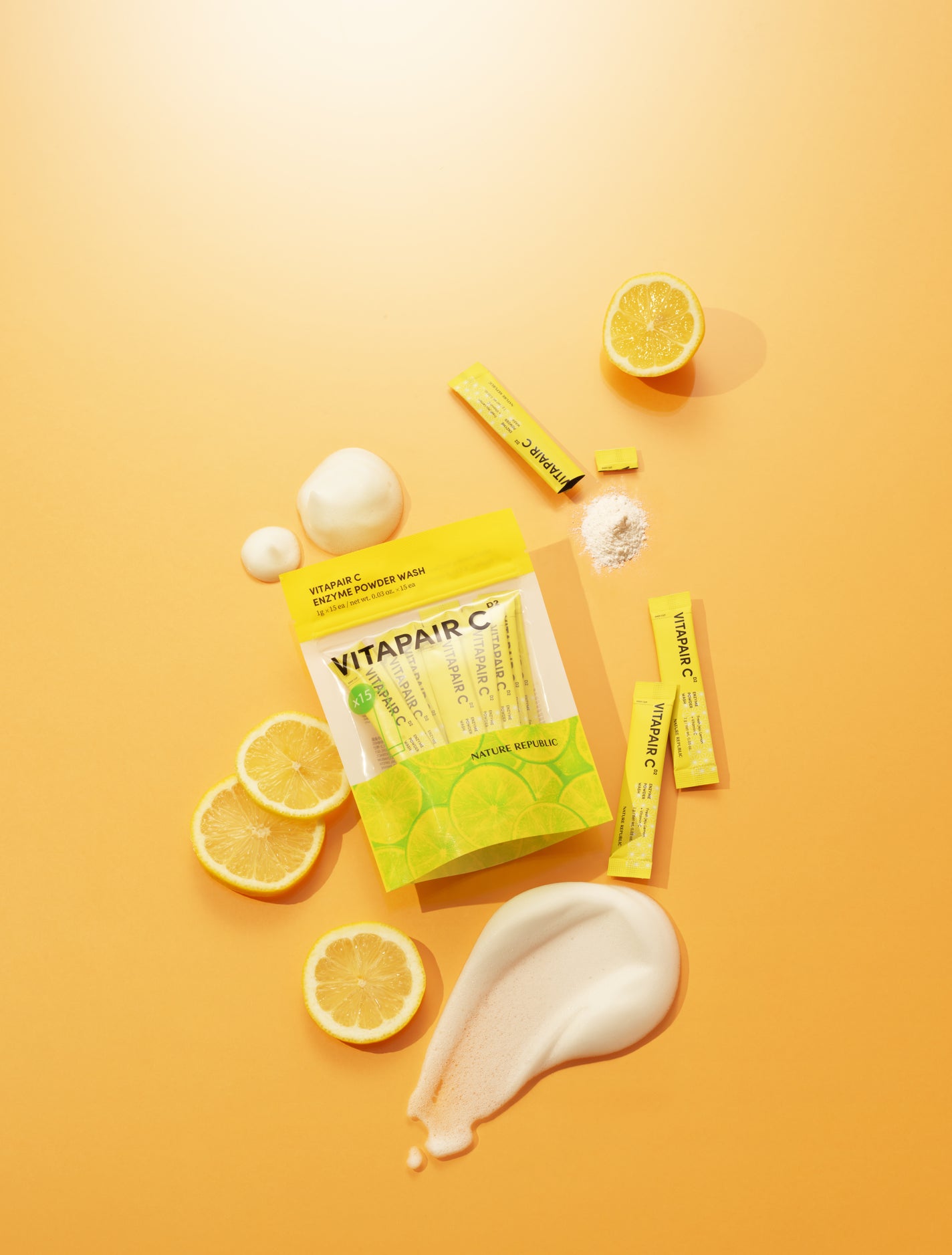 ビタペアC酵素洗顔パウダー/ネイチャーリパブリック/洗顔パウダーを使ったクチコミ(3枚目)