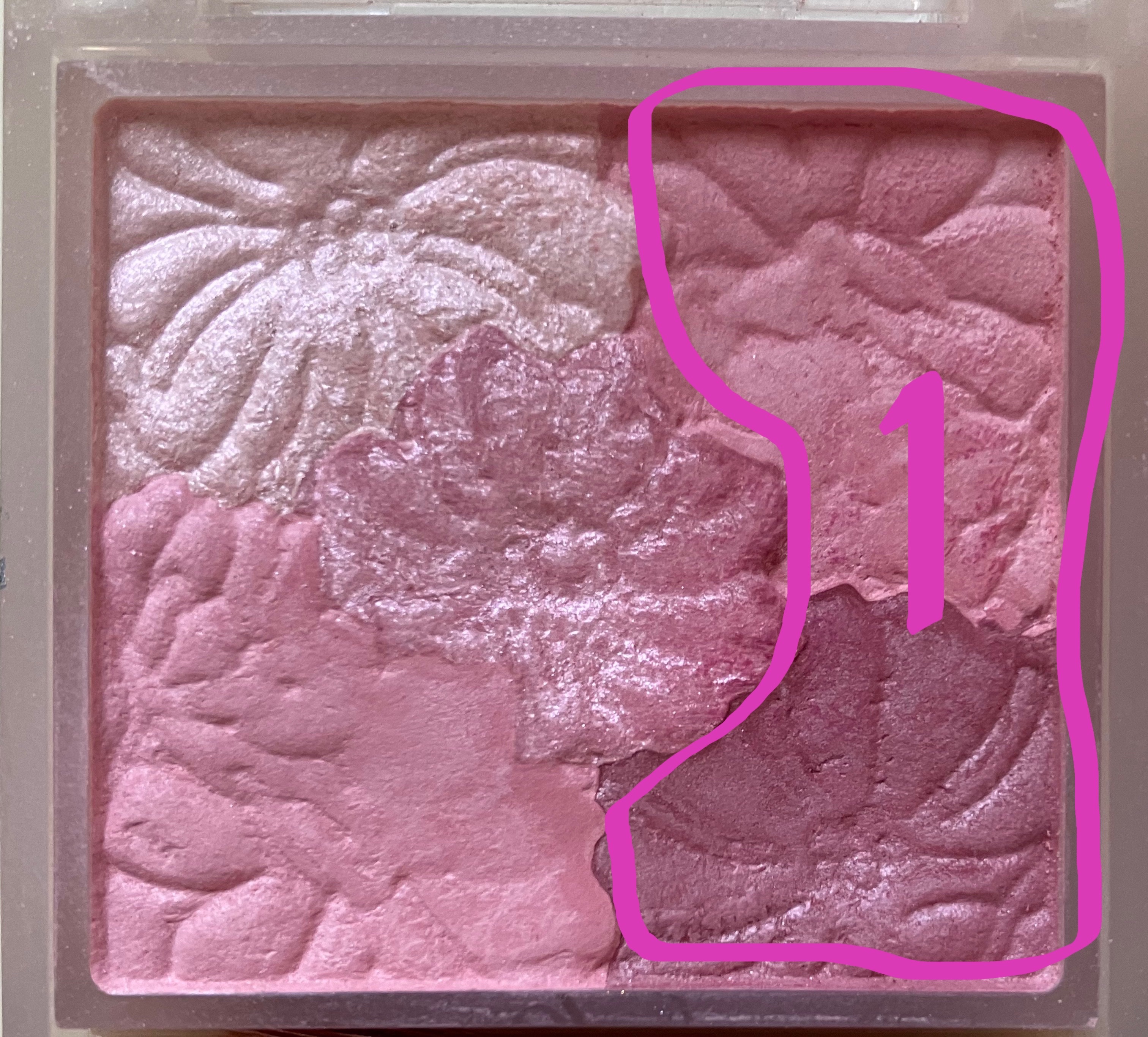 プレイカラーアイパレット ローズボム/ETUDE/アイシャドウパレットを使ったクチコミ（2枚目）