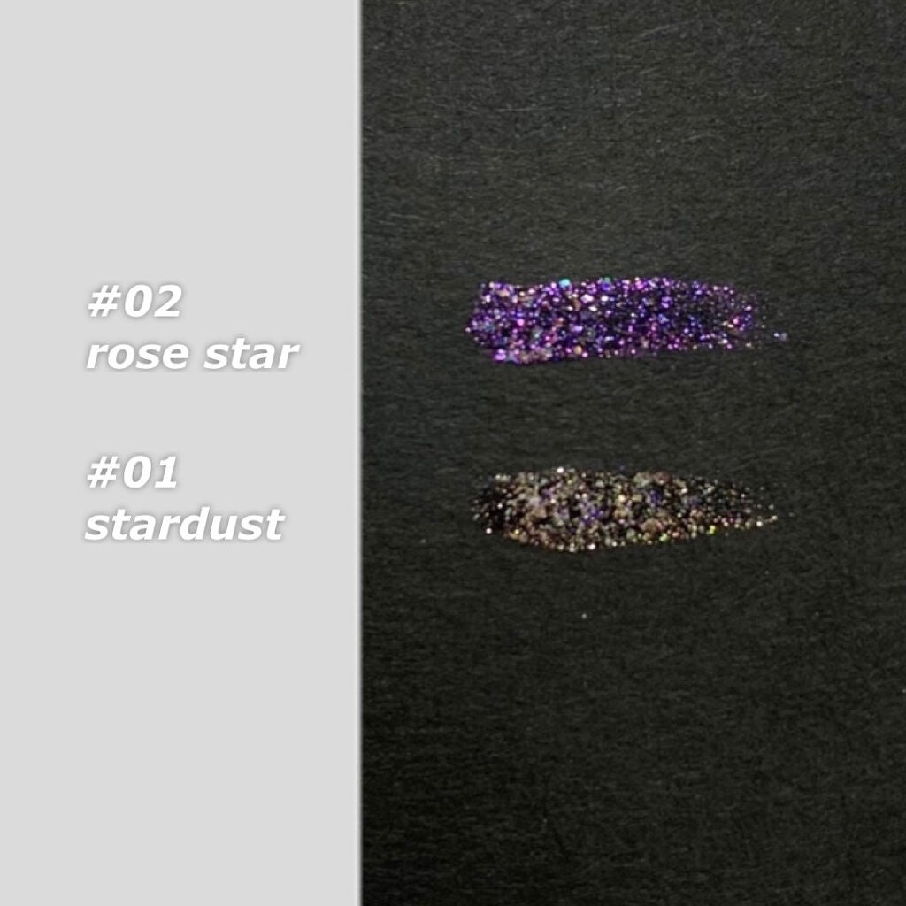 リキッド グリッター シャドウ/rom&nd/グリッターを使ったクチコミ(2枚目)