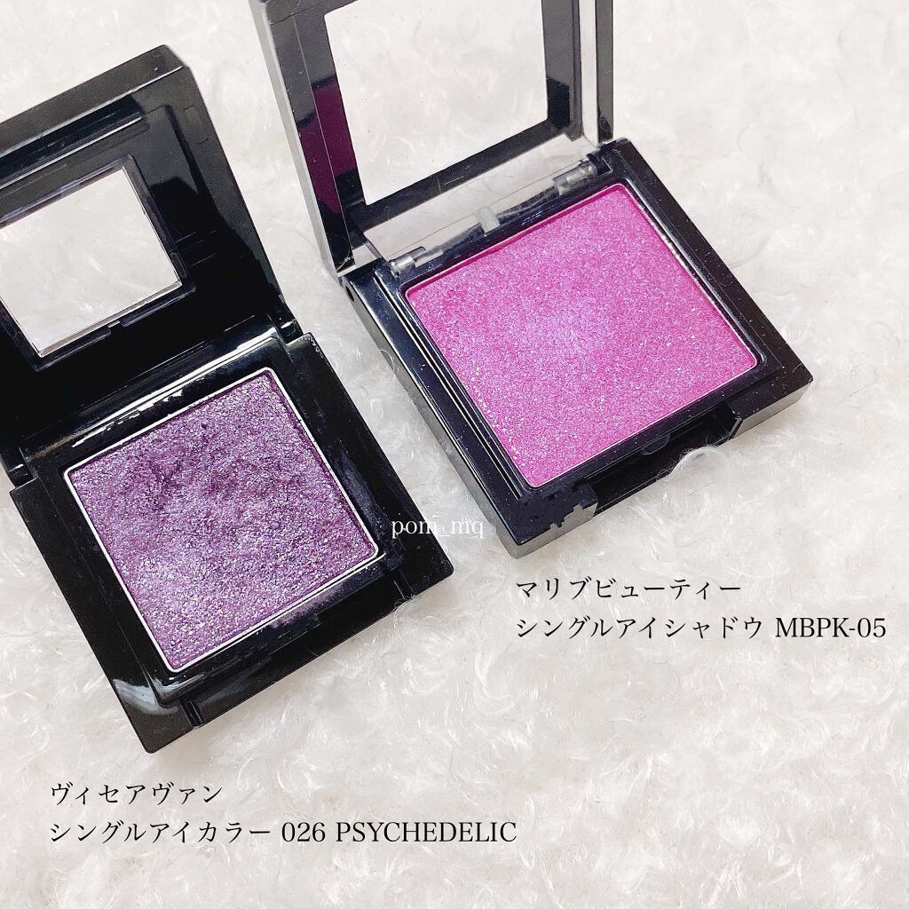 シングルアイシャドウ MBPK-05 フューシャピンク/マリブビューティー/単色アイシャドウを使ったクチコミ（1枚目）