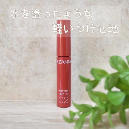 ウォータリーティントリップ/CEZANNE/リップティントを使ったクチコミ(1枚目)