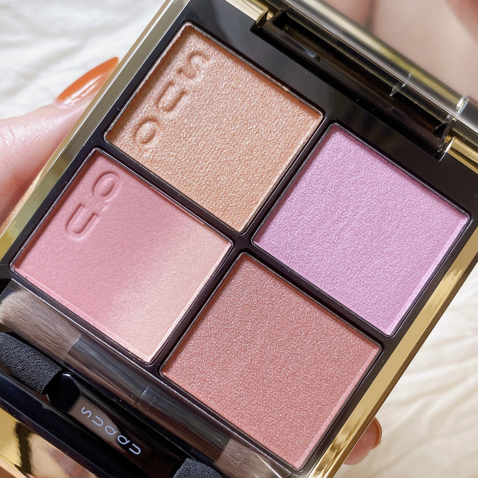 日*7様 SUQQUアイシャドウパレット8色 オレンジ・青系