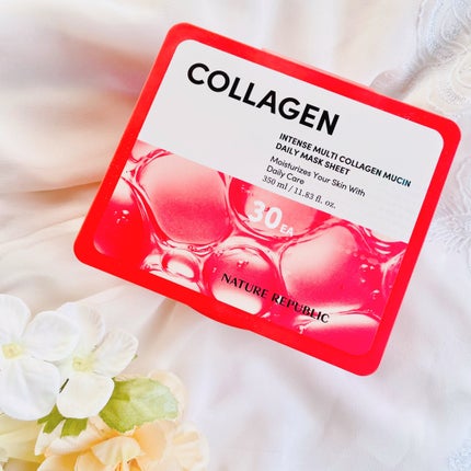 インテンスマルチコラーゲンムチンデイリーマスク/ネイチャーリパブリック/シートマスク・パックを使ったクチコミ(1枚目)