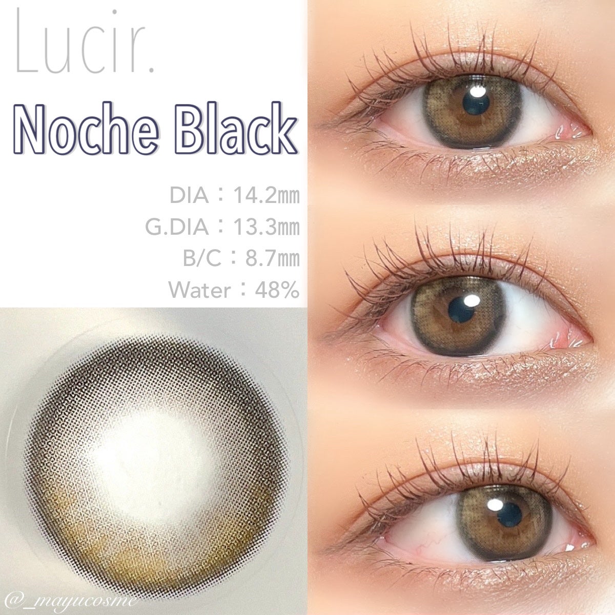 Lucir 1Day/mimundo/カラーコンタクトレンズを使ったクチコミ(4枚目)