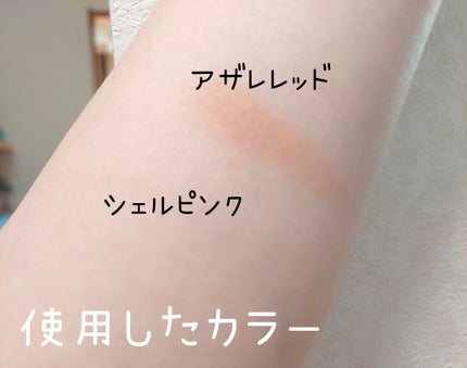 ディーセント フェイスカラー チーク/アザレ化粧品(アザレプロダクツ)/パウダーチークを使ったクチコミ(2枚目)