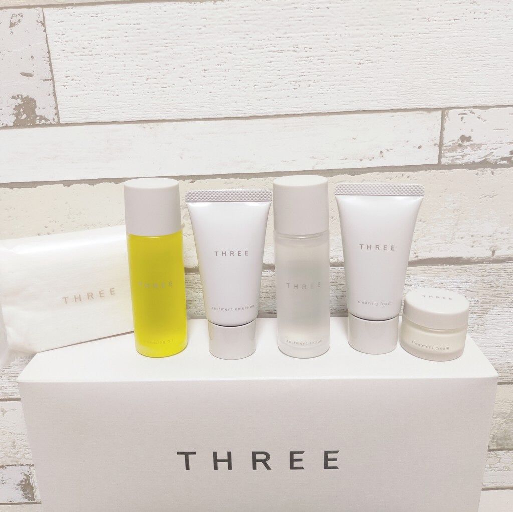 トライアルキット TH R/THREE/スキンケアキットを使ったクチコミ(1枚目)