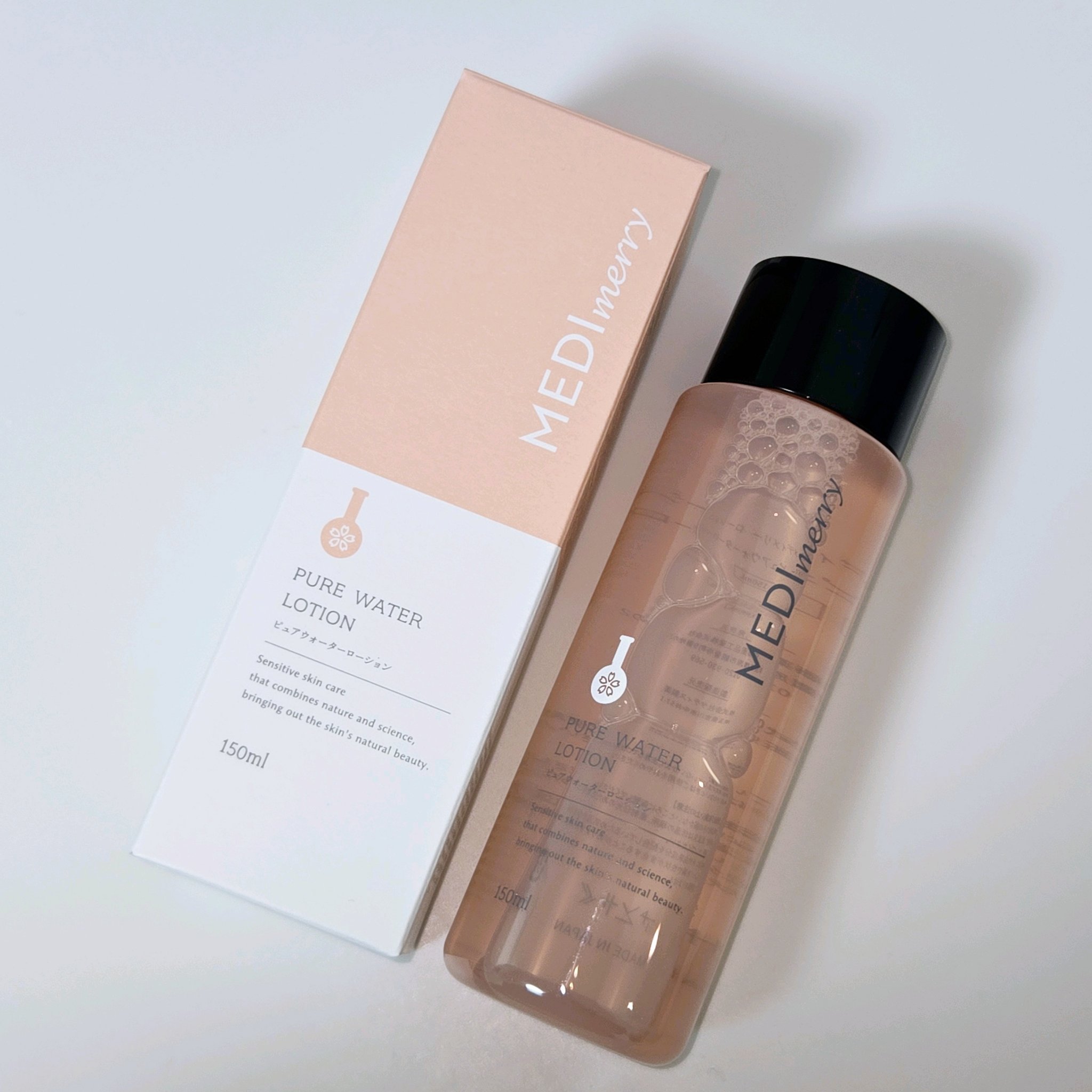 メディメリー　ピュアウォーターローション/MEDIMERRY/化粧水を使ったクチコミ（1枚目）
