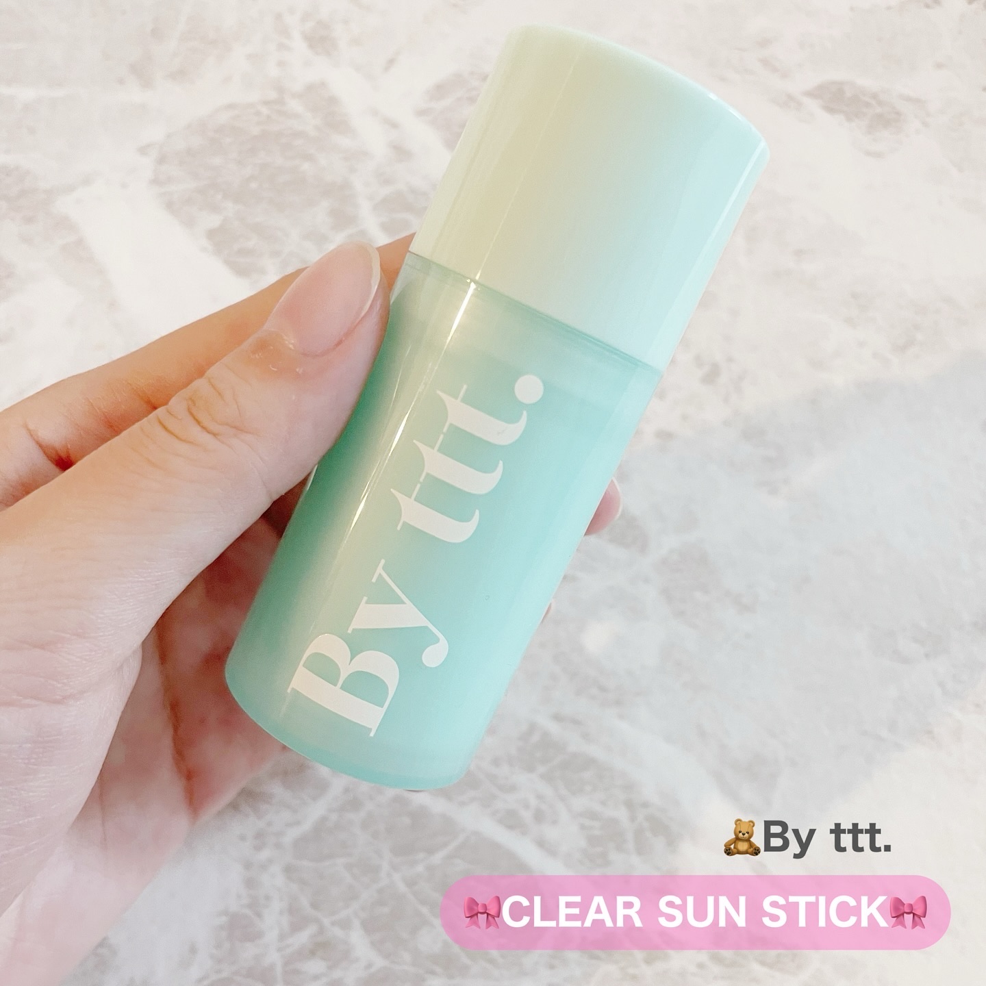 クリアサンスティック/By ttt./日焼け止めスティックを使ったクチコミ（2枚目）