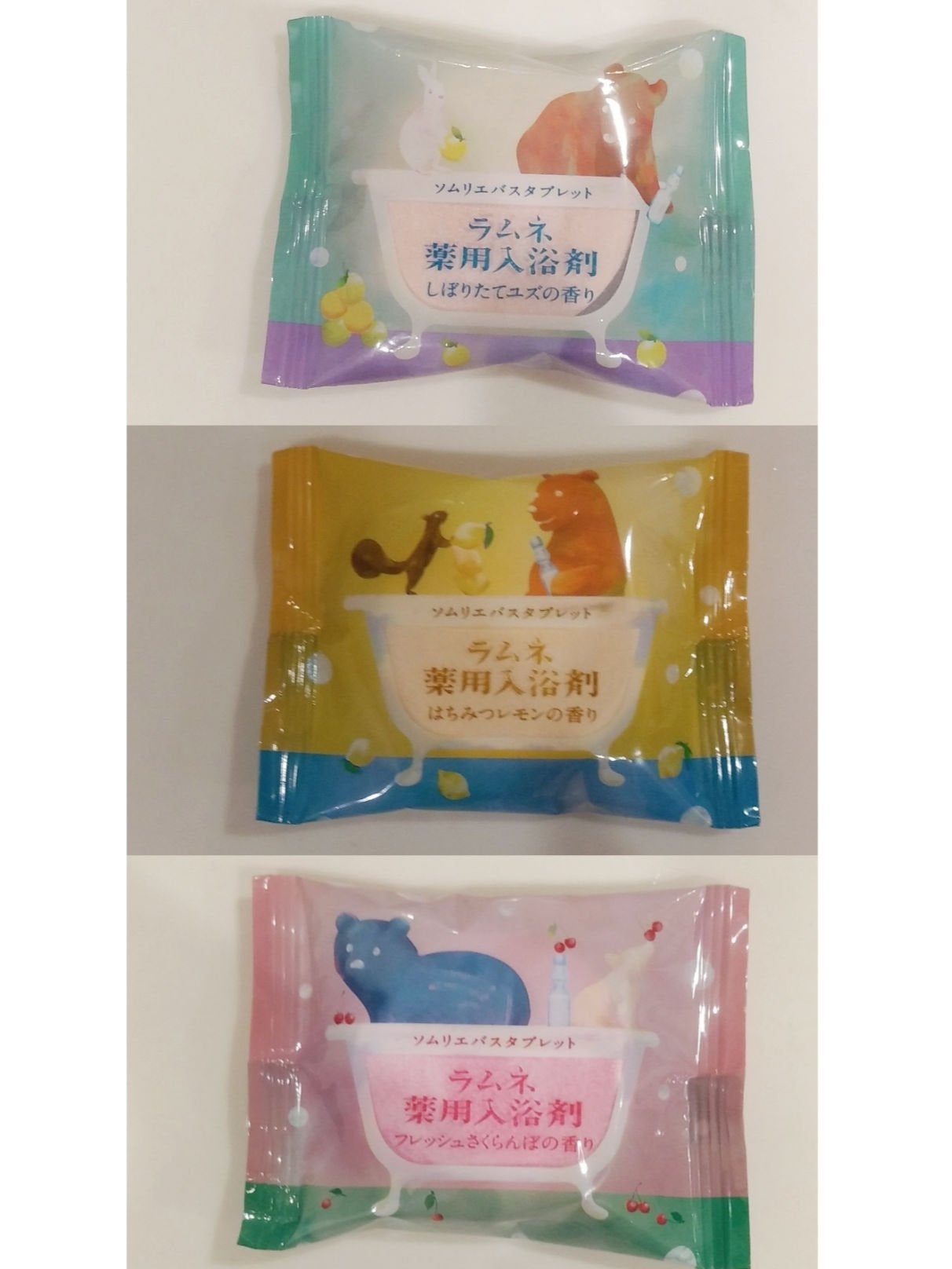 ソムリエバスタブレット ラムネ薬用入浴剤/charley/炭酸系入浴剤を使ったクチコミ(1枚目)