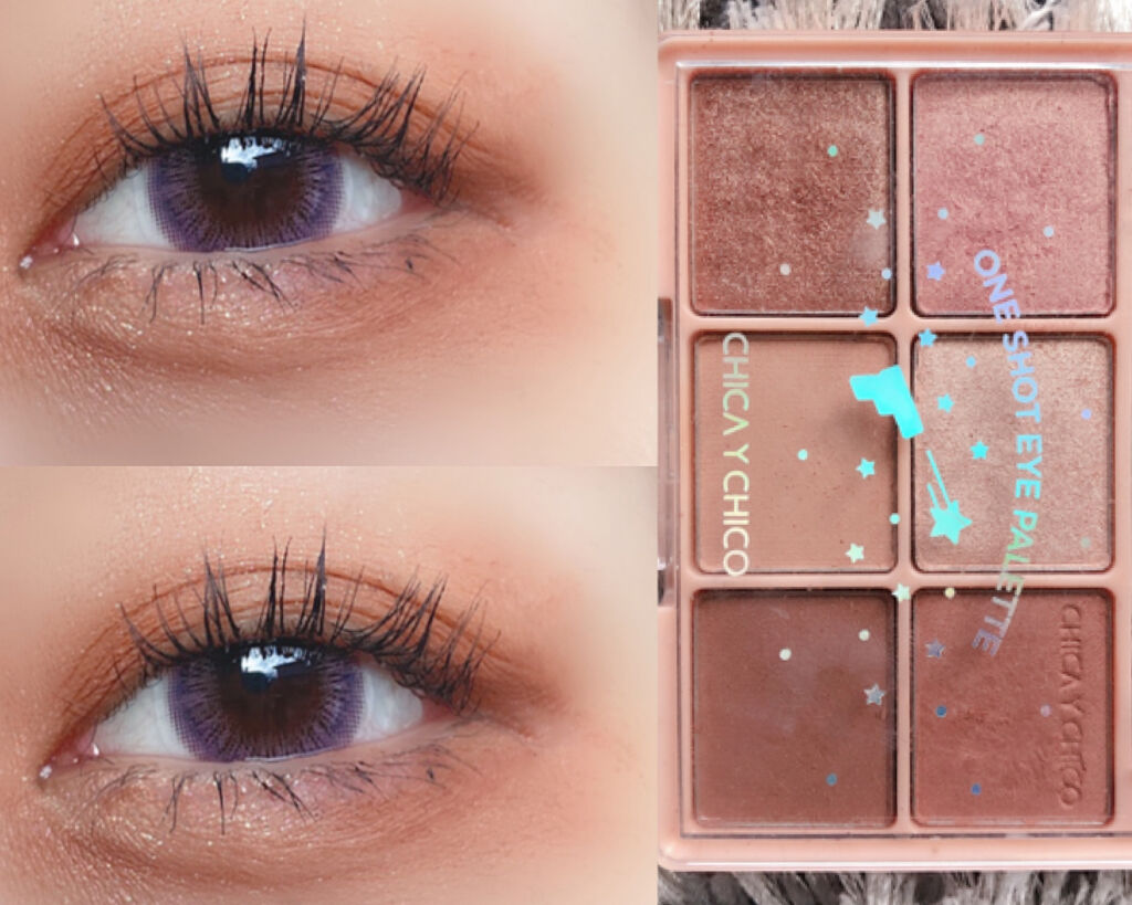 Ahhh! Kristin バイオレット/Hapa kristin/カラーコンタクトレンズを使ったクチコミ（2枚目）