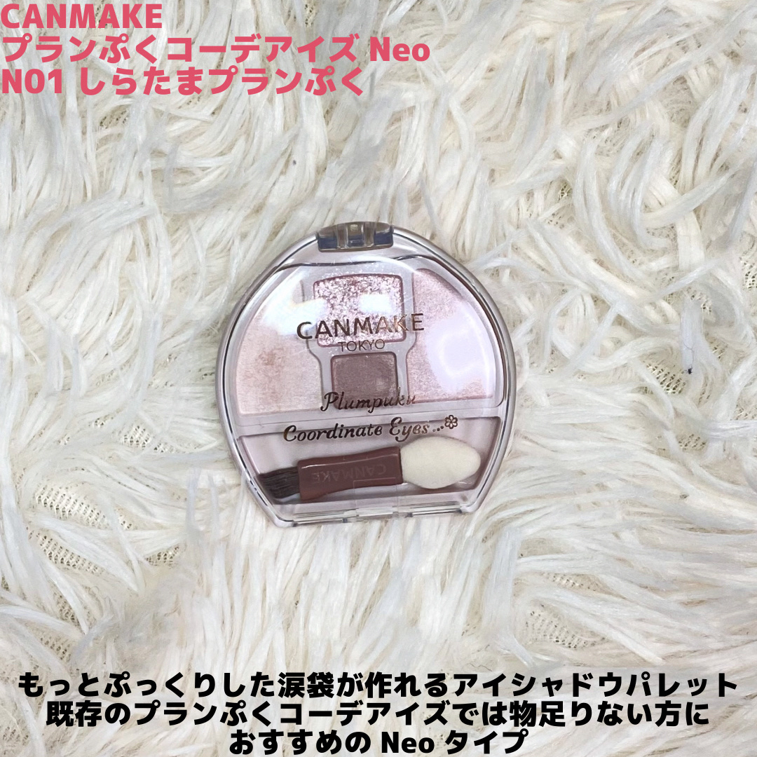 プランぷくコーデアイズ/キャンメイク/パウダーアイシャドウを使ったクチコミ（3枚目）