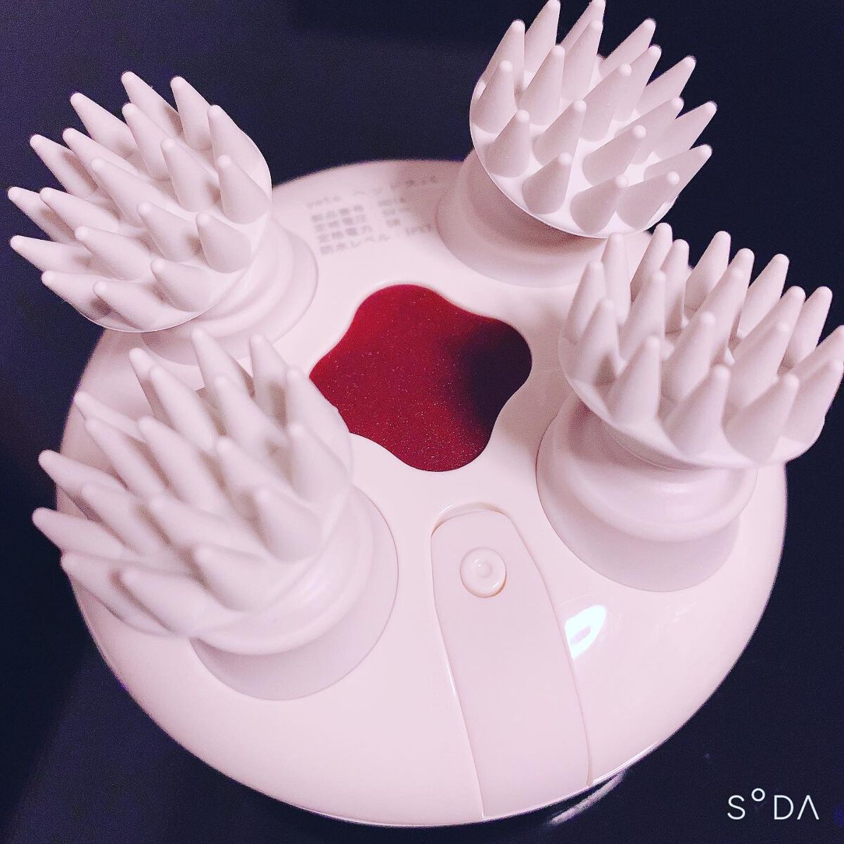 ヘッドスパ 電動頭皮ブラシ/yete/ヘッドマッサージャーを使ったクチコミ（3枚目）