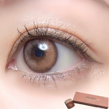 I-SHA LENS ORIANA BROWN/蜜のレンズ/カラーコンタクトレンズを使ったクチコミ(9枚目)