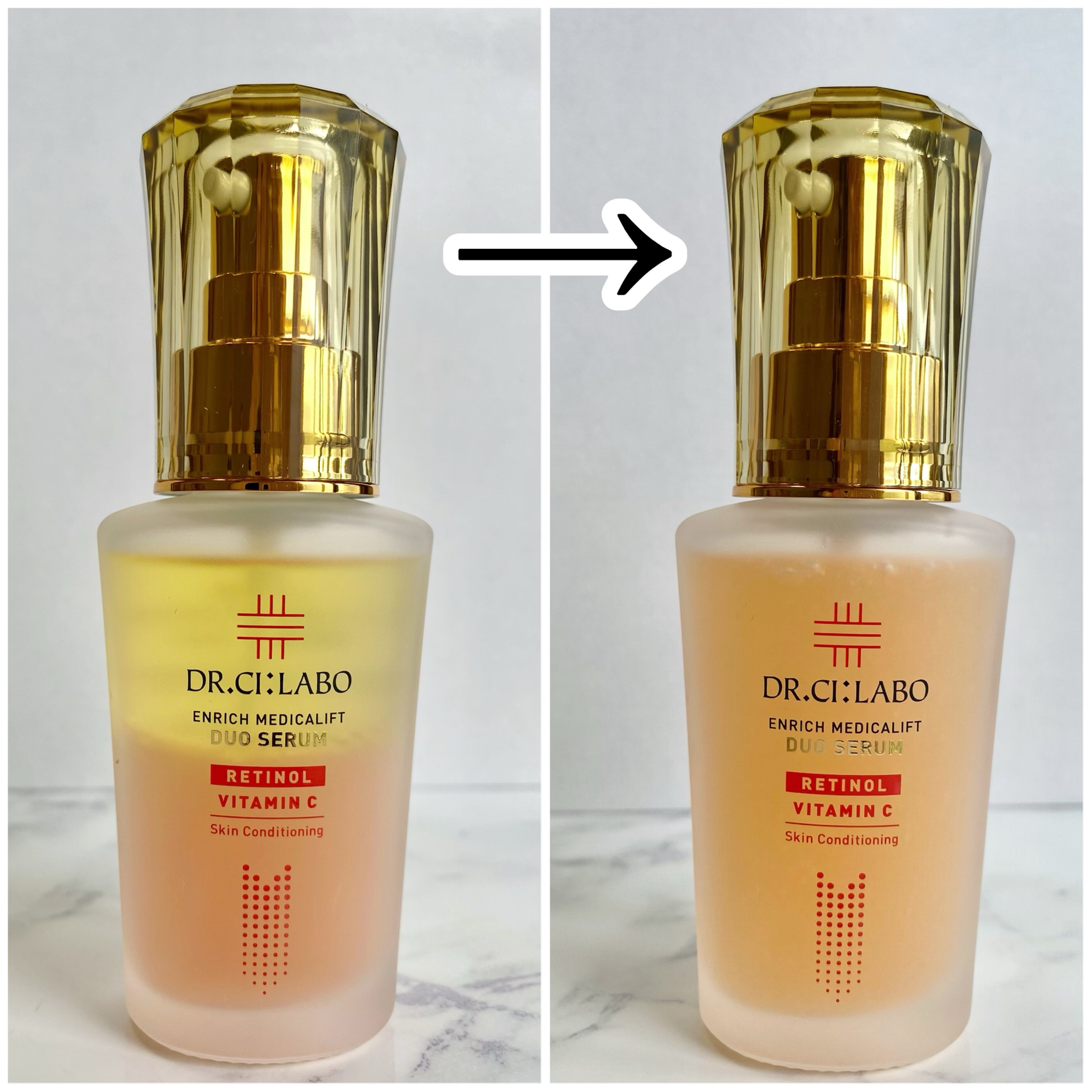 エンリッチ メディカリフト デュオセラム/ドクターシーラボⓇ/美容液を使ったクチコミ（2枚目）