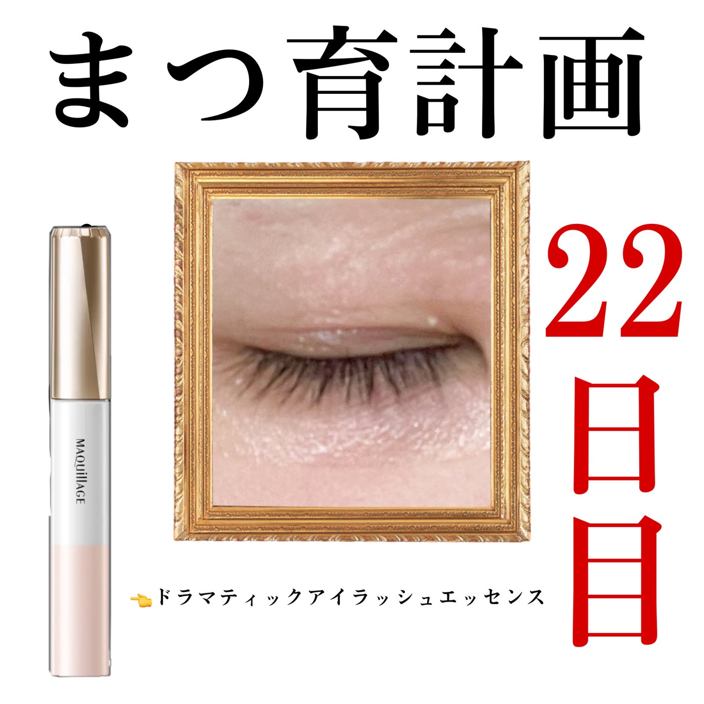 ドラマティックアイラッシュエッセンス/マキアージュ/まつげ美容液を使ったクチコミ(1枚目)